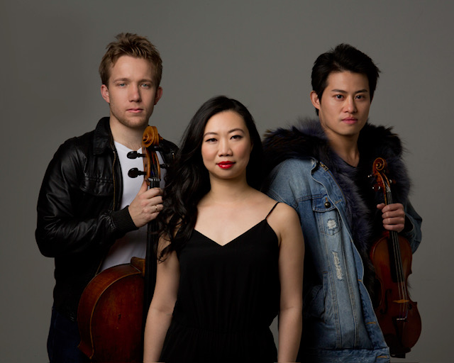 Ying Ho with her chamber music ensemble